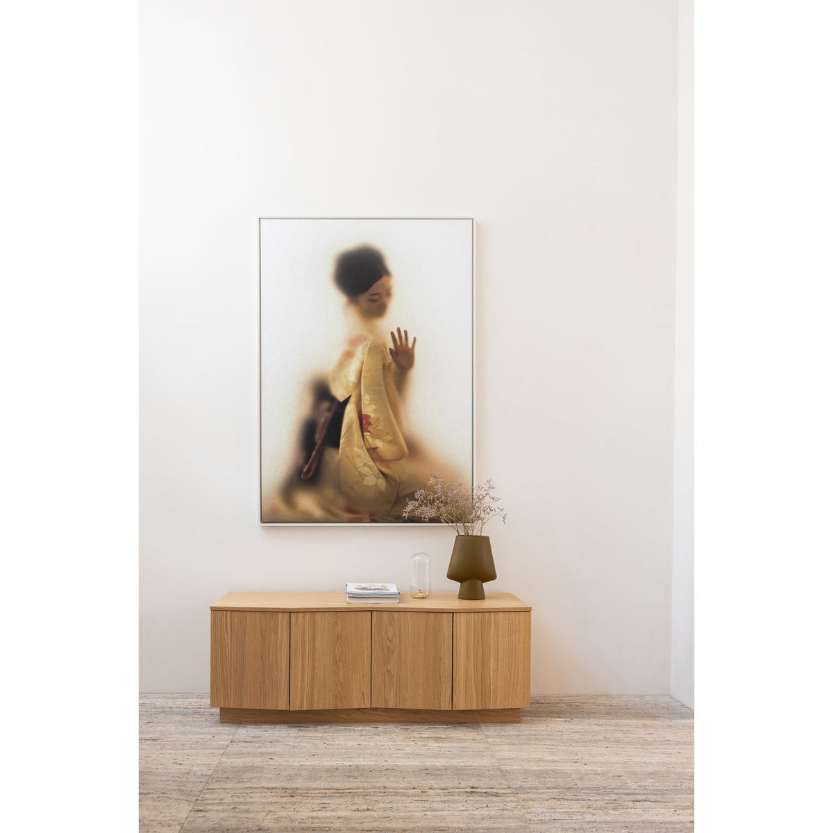 Zuma mobile tv 133cm rovere trasparente