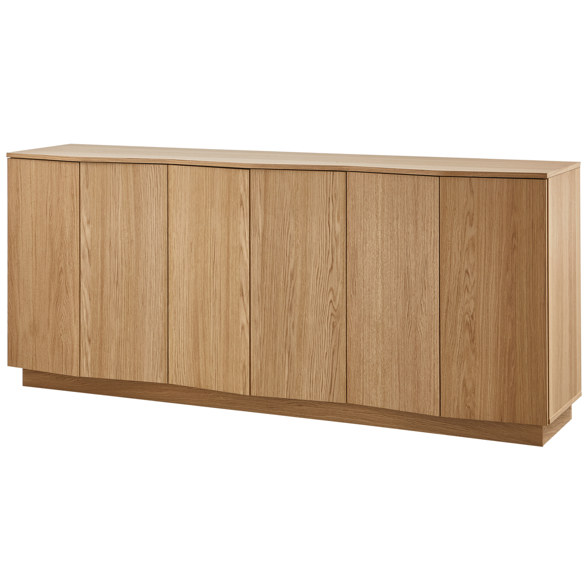 Credenza zuma 200cm rovere trasparente
