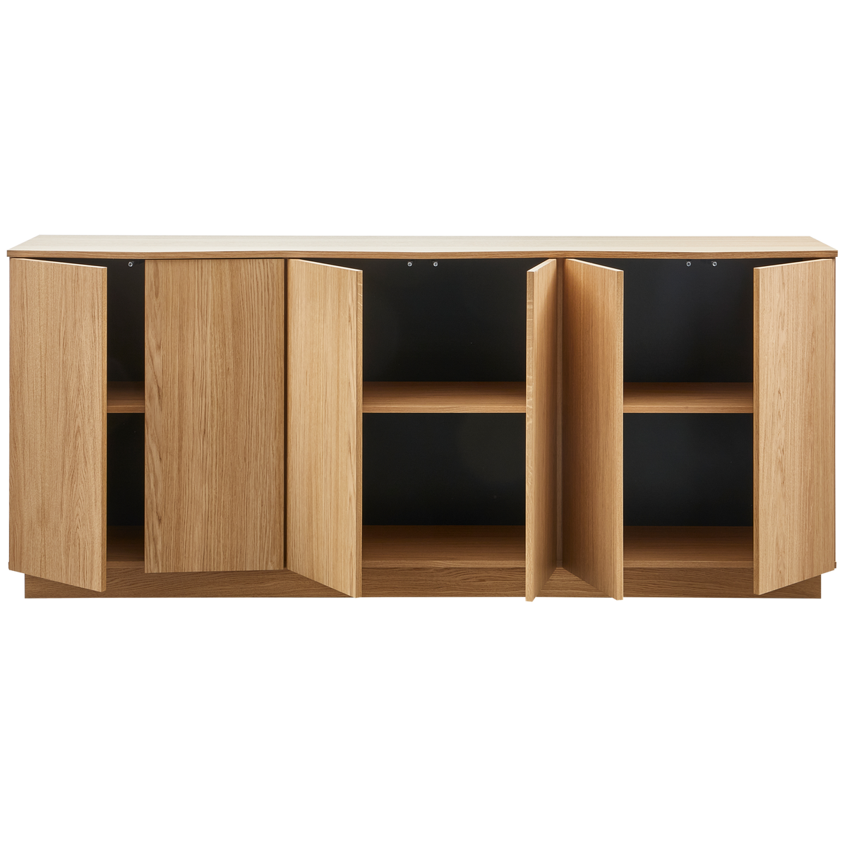 Credenza zuma 200cm rovere trasparente