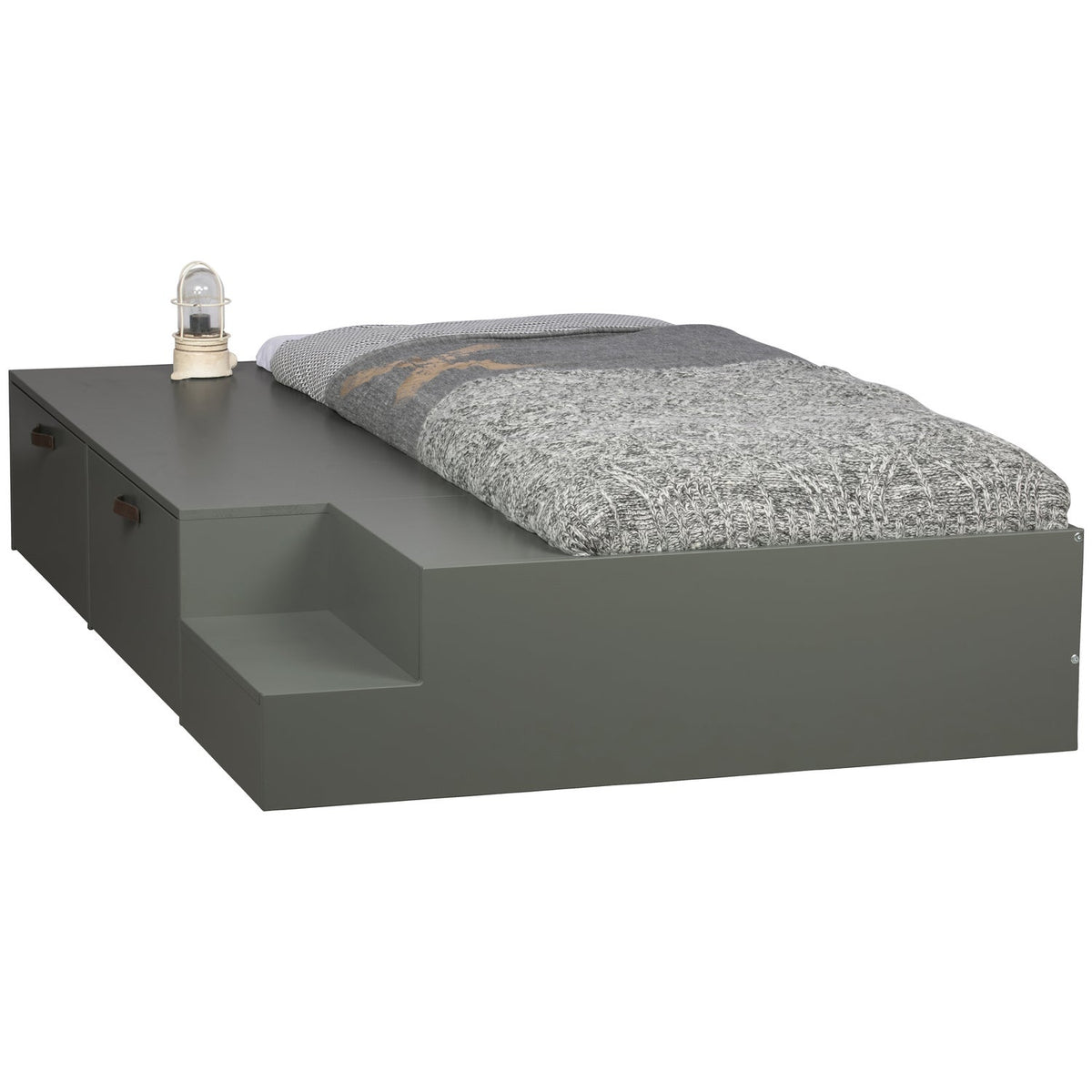 Stage letto + cassetti 80x200 cm pino sapone ex doghe