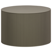 Set di 2 — Tavolino Sanne rotondo verde militare