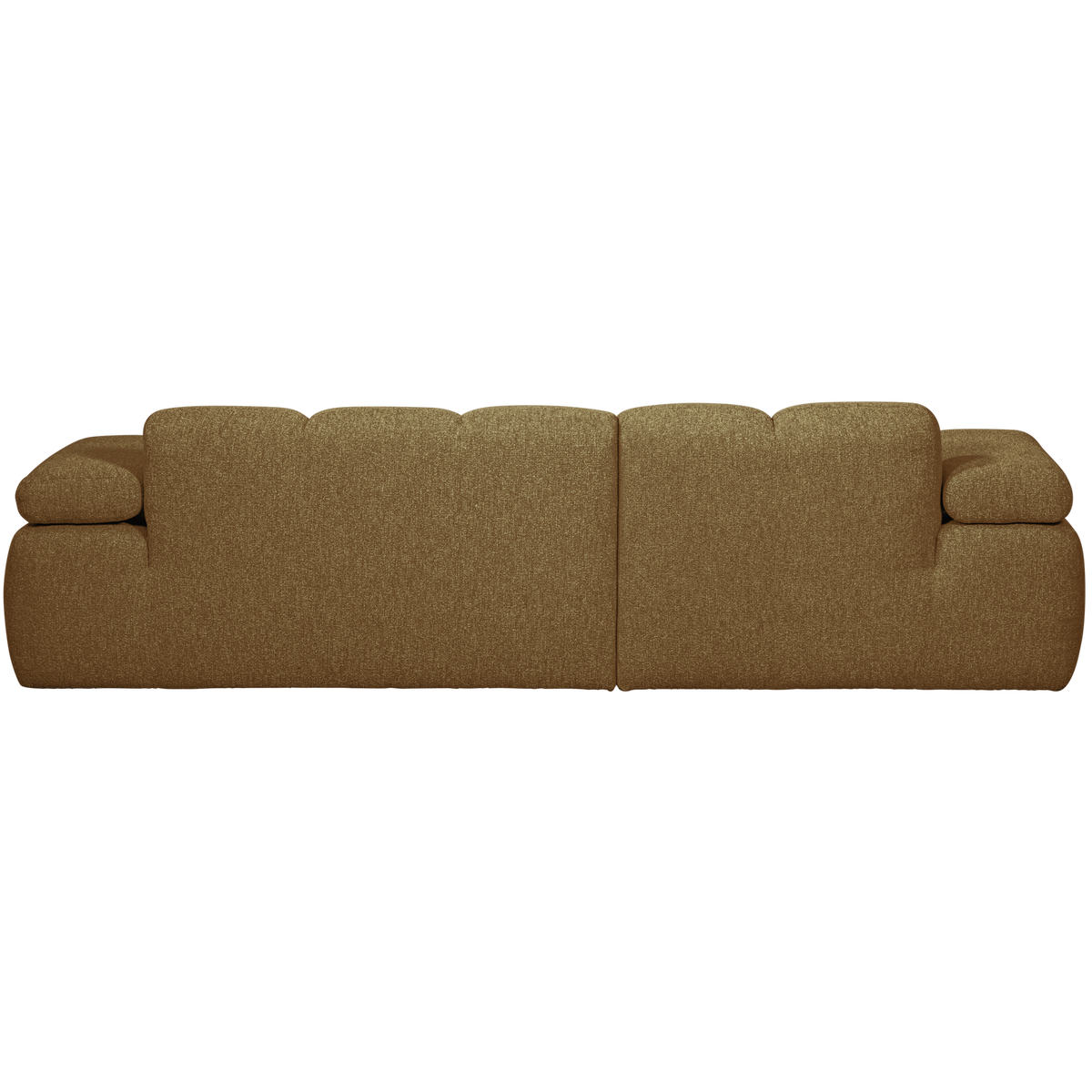Divano mojo chaise longue sinistra bouclé giallo/marrone melange