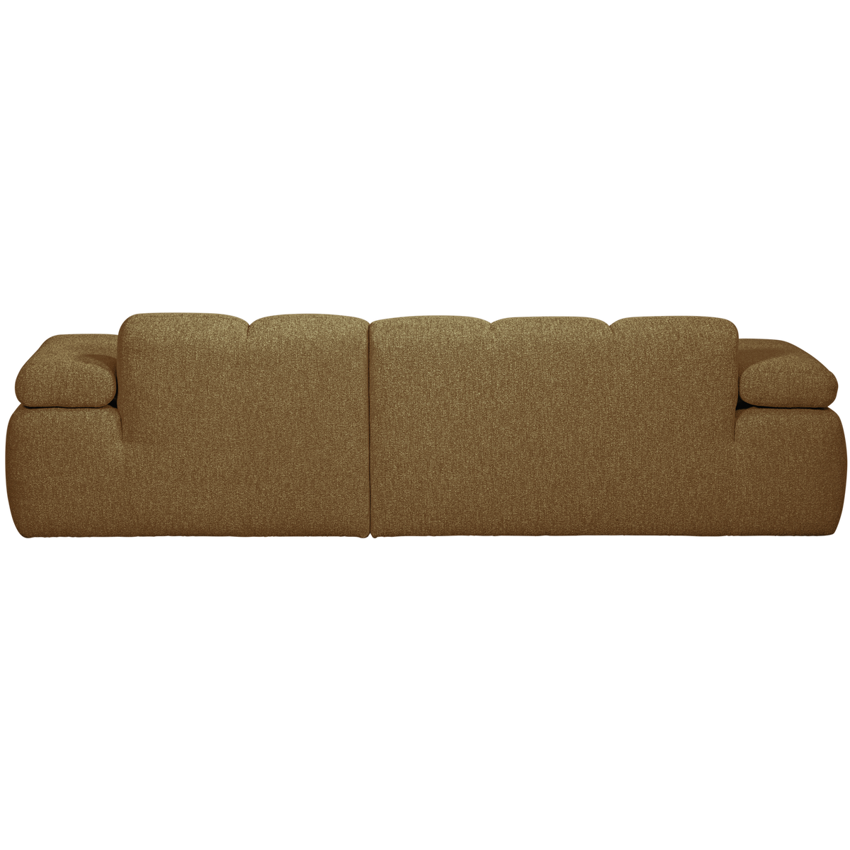Divano mojo chaise longue destra bouclé giallo marrone melange