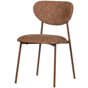 Set di 2 — Sedia da pranzo Valor marrone