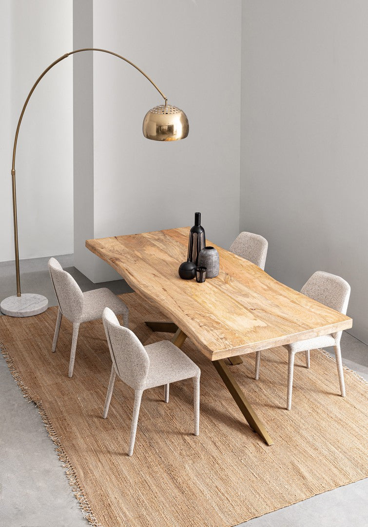 Tavolo in legno di mango lavorato a mano 220x100 cm