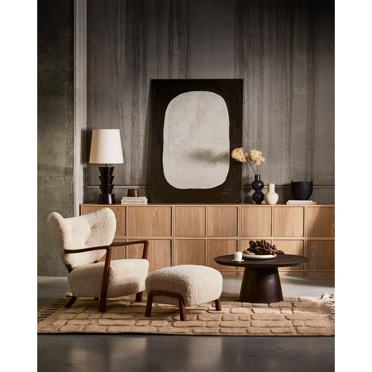 Mobile base modulair 110cm rovere naturale opaco