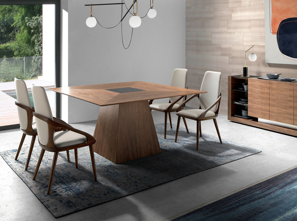 Sedia in ecopelle crema