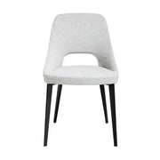Sedia in tessuto grigio
