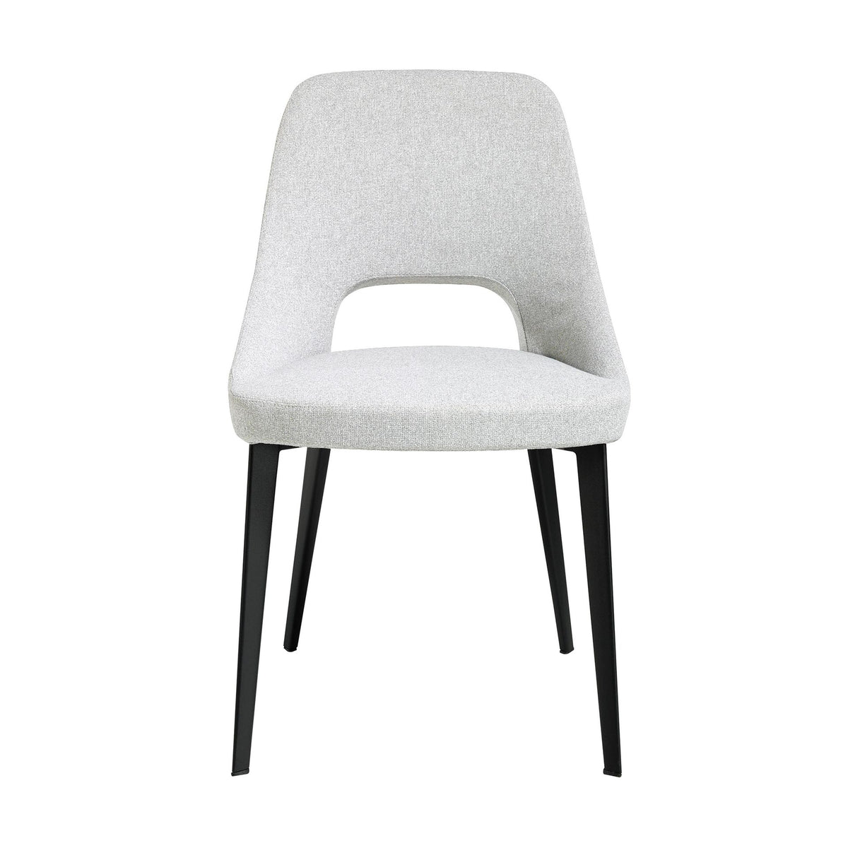 Sedia in tessuto grigio