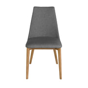 Sedia in tessuto grigio scuro