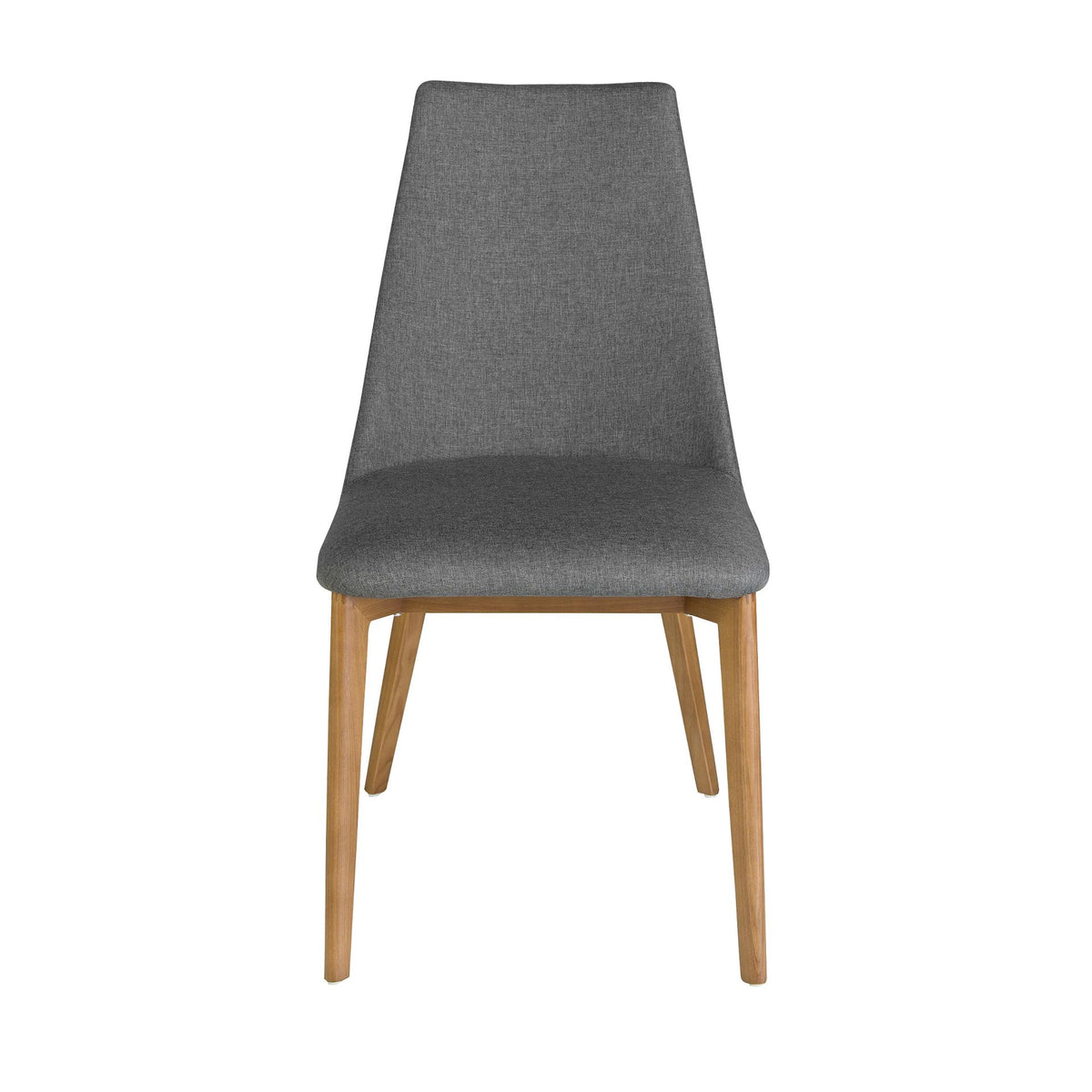 Sedia in tessuto grigio scuro