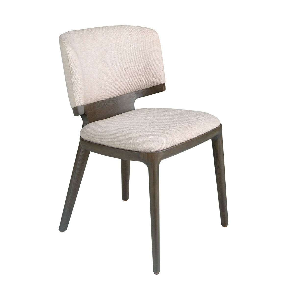 Sedia in tessuto grigio chiaro