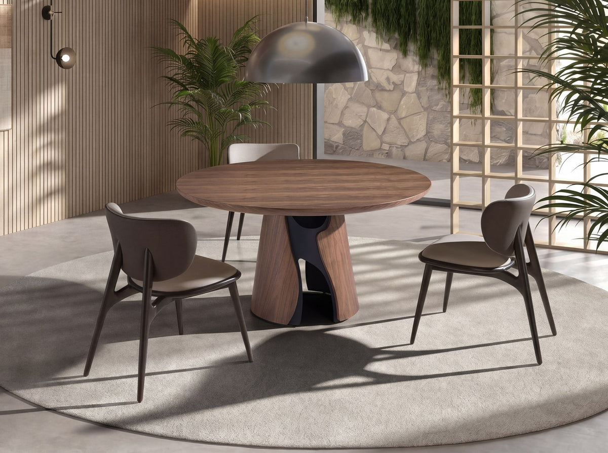 Sedia in similpelle crema e grigio scuro