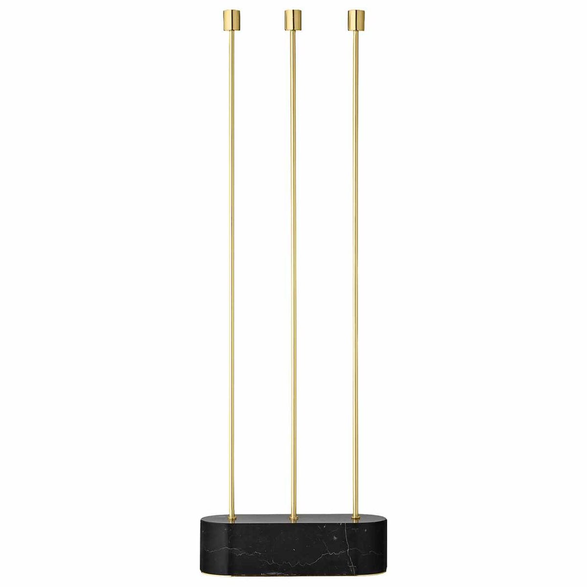 501419000081_GRASIL floor candle holder_gold & black_1