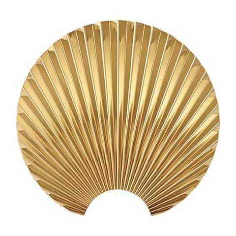 502390005082_CONCHA-hook+wall-decoration_Gold_L4,8xW16xH15,5