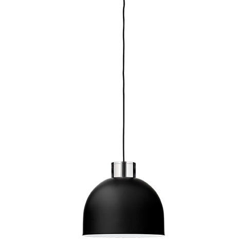 Lampada rotonda LUCEO - Nero/Trasparente - AYTM - Ø28xA25,5 CM
