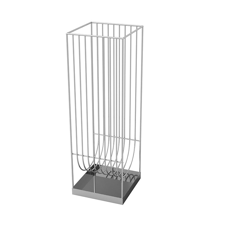 CURVA portaombrelli - Argento - AYTM - L18,4xP18,4xA56 CM