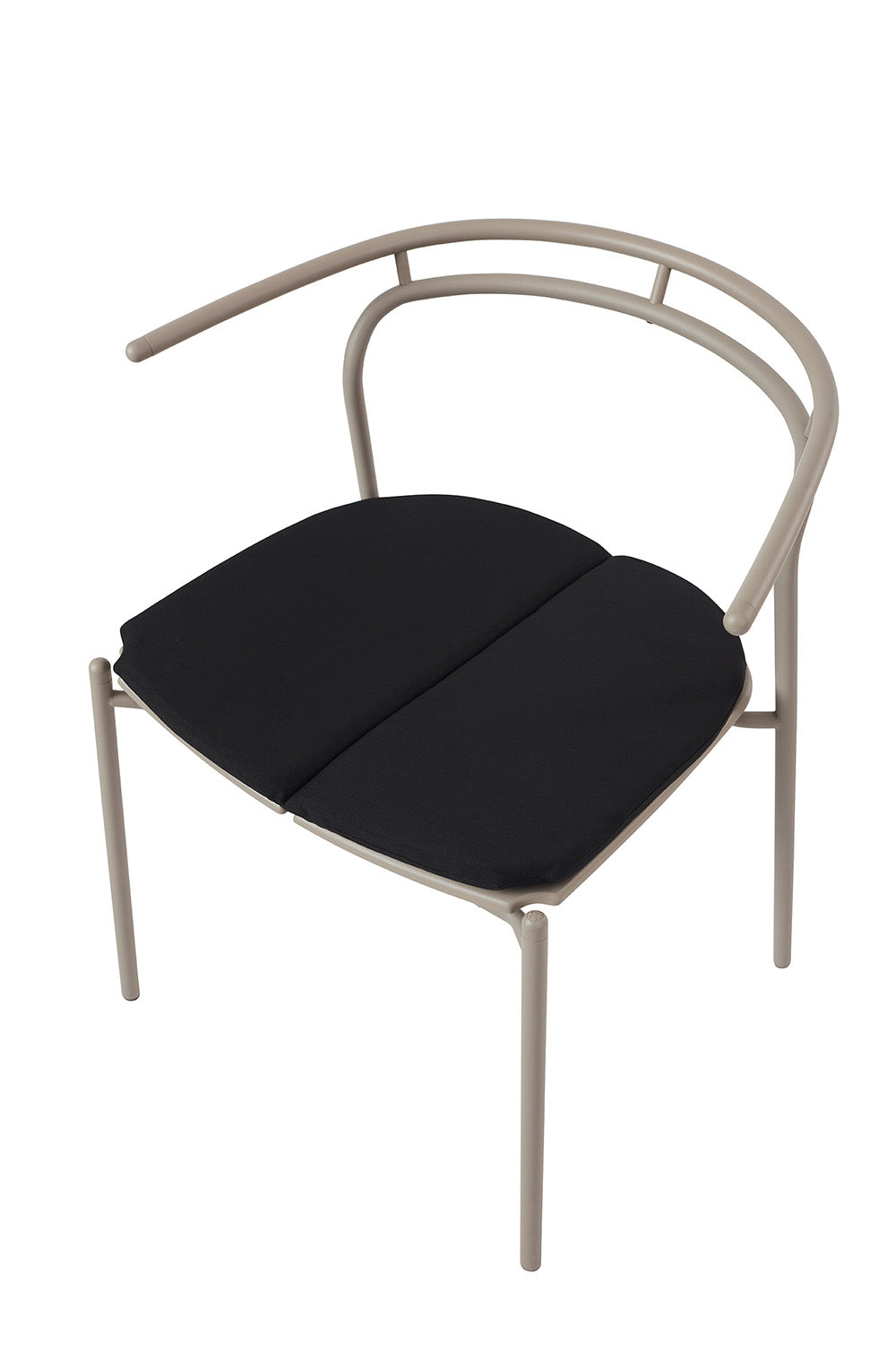 Cuscino NOVO - sedia da pranzo - Nero - AYTM - L49xP48.5xA1.7 CM