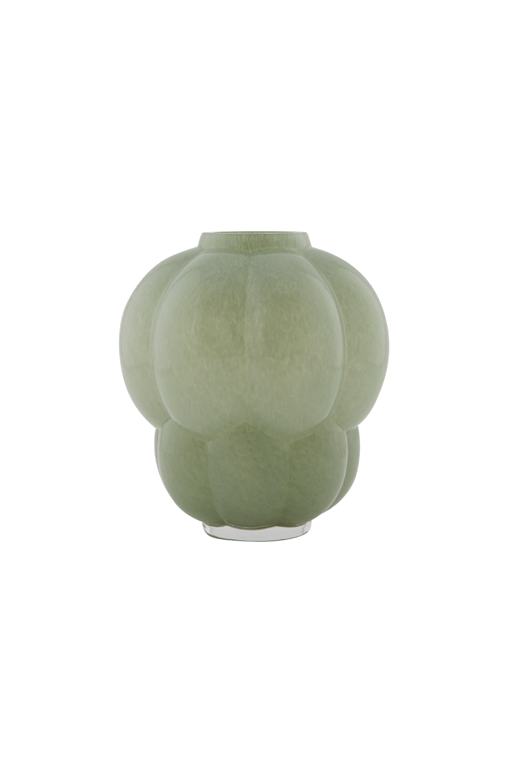 Vaso in vetro UVA - Verde pastello - AYTM - Ø20xA22 CM