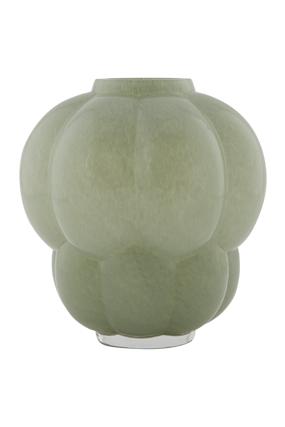Vaso in vetro UVA - Verde pastello - AYTM - Ø32xA35 CM