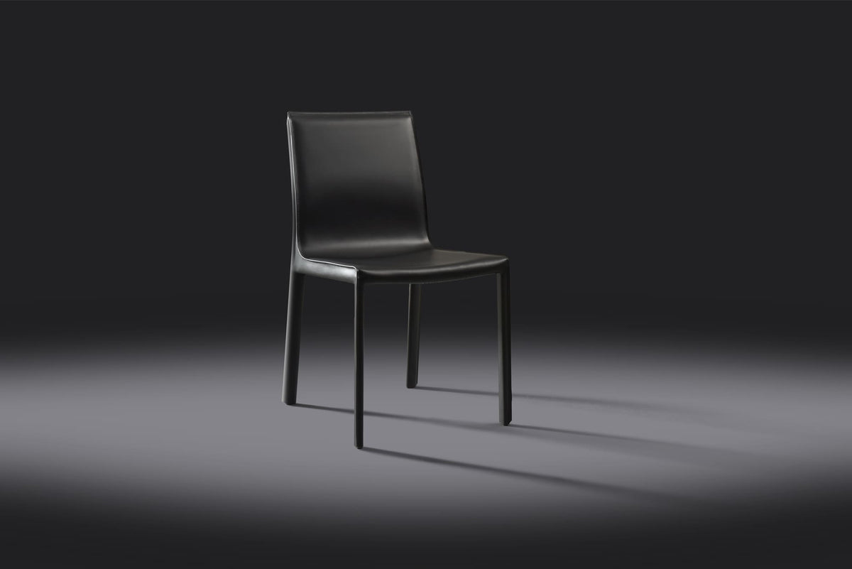 set di 2 sedie da pranzo lusaka nera
