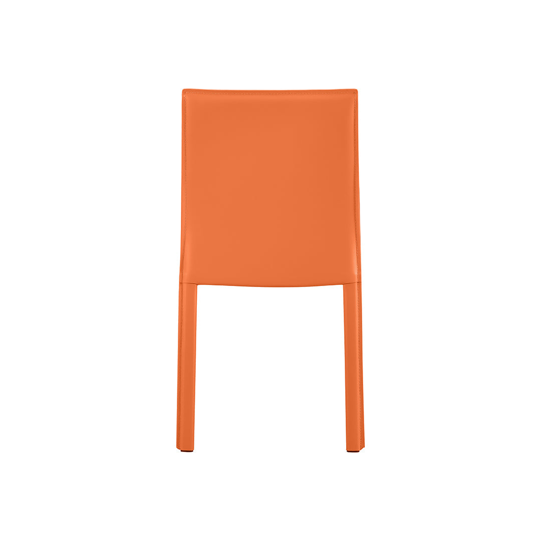 set di 2 sedie da pranzo lusaka arancione