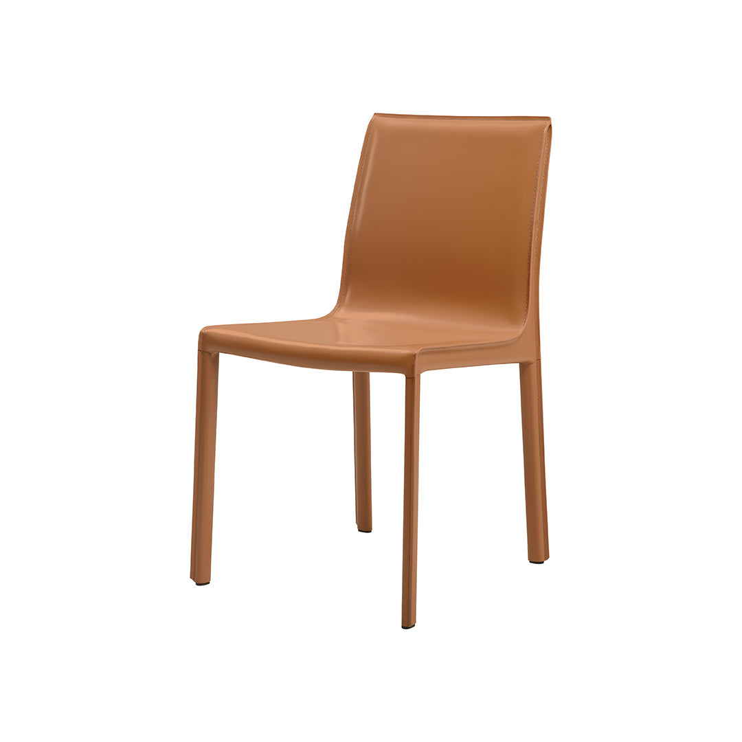set di 2 sedie da pranzo lusaka marrone chiaro
