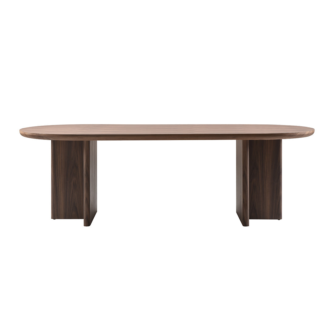 Tavolo magenta noce scuro opaco 240x100