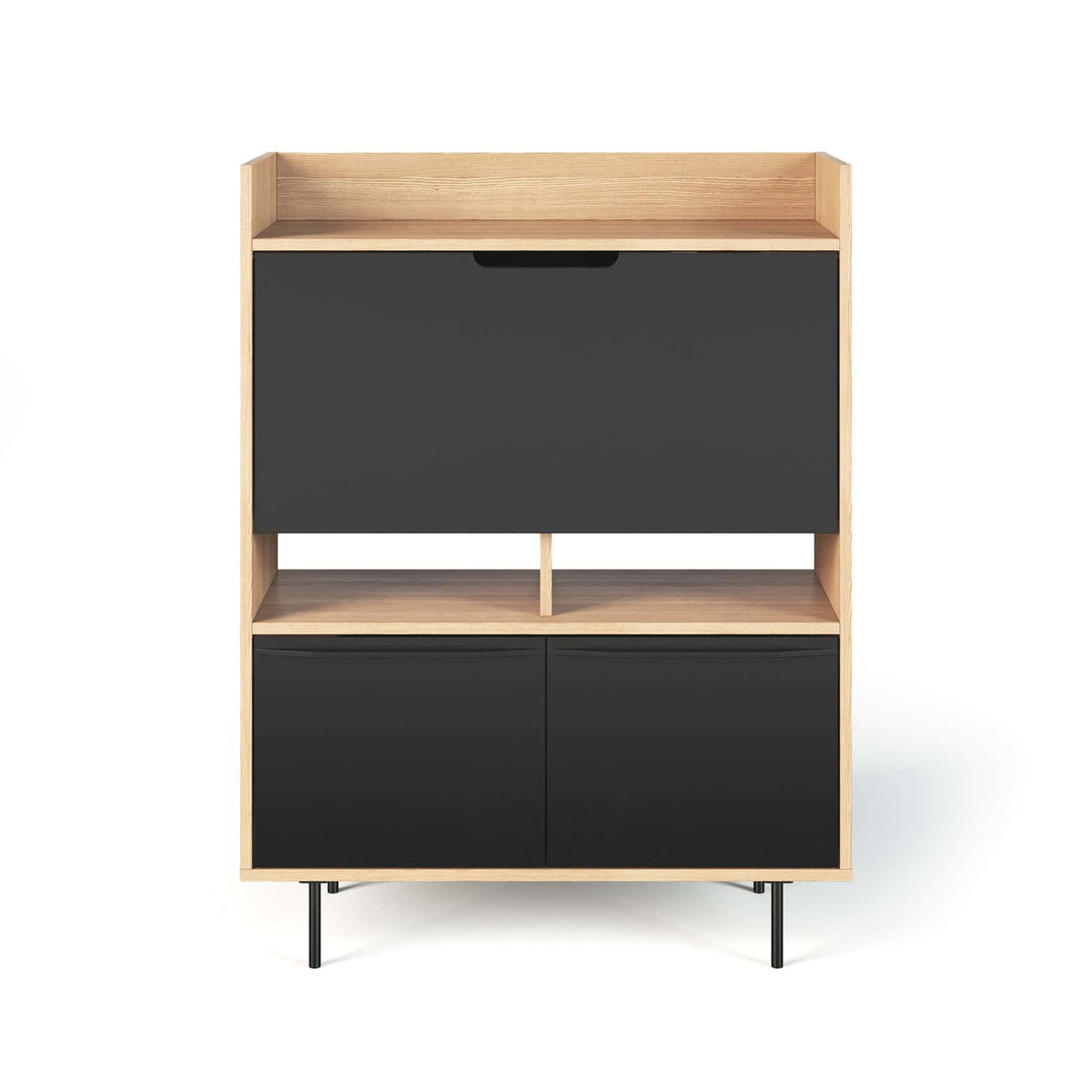9500.053276 Lime Work Station Pure Black and Oak (1)