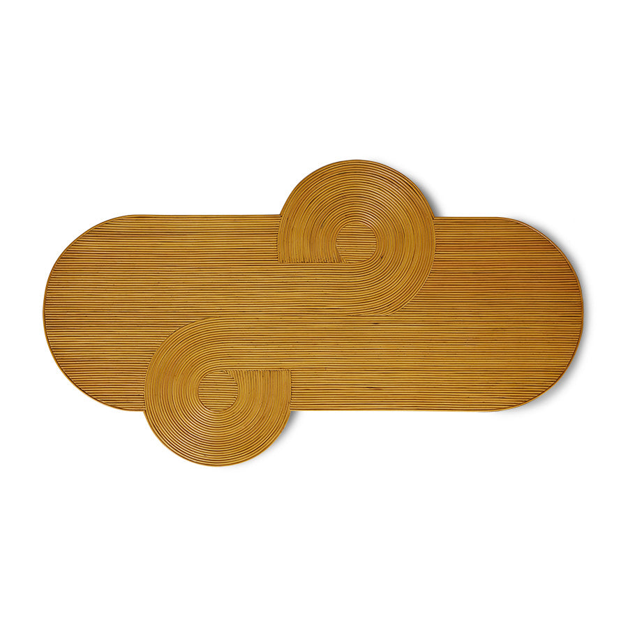 Pannello da parete in rattan Curl