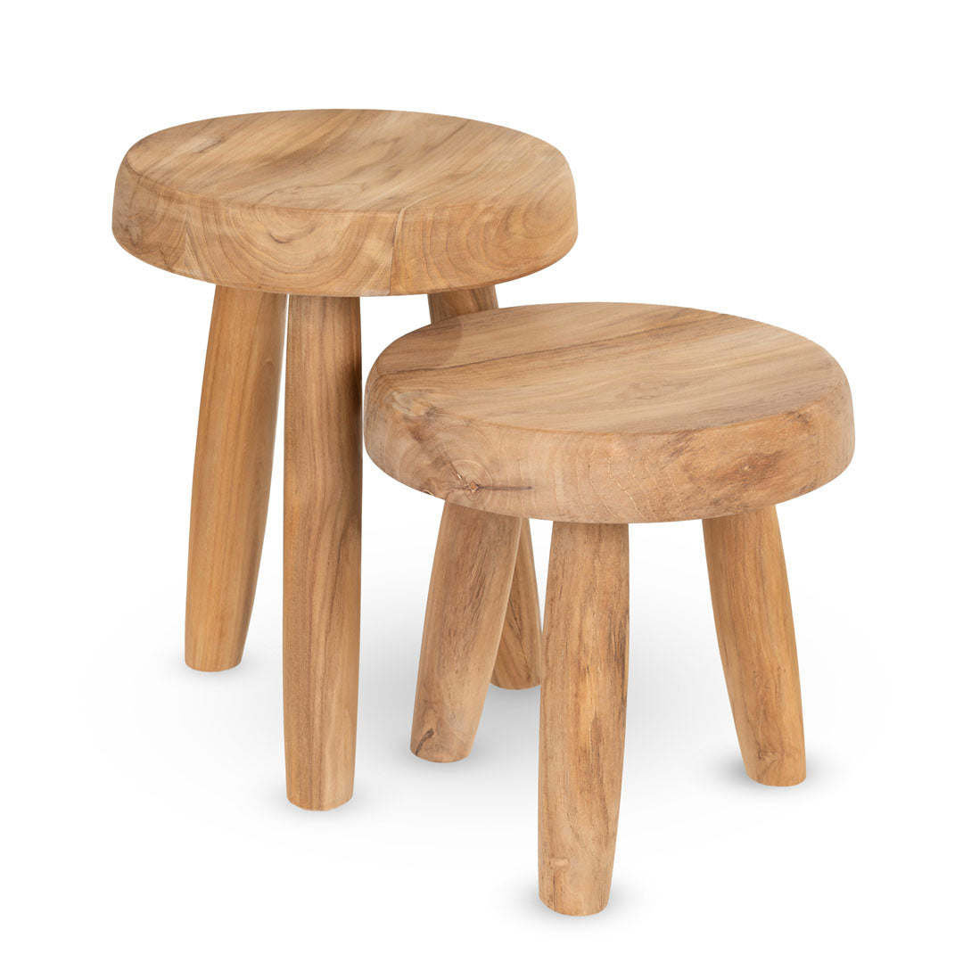 Sgabello Charles M Teak DETJER