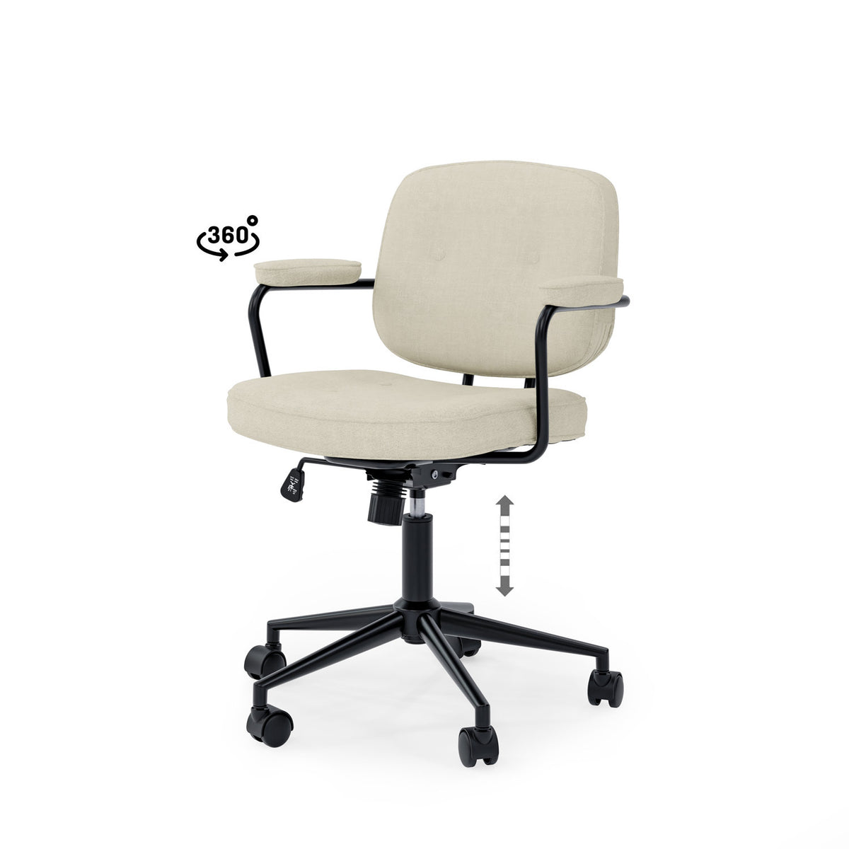 Sedia da ufficio COLUMBIA - Beige
