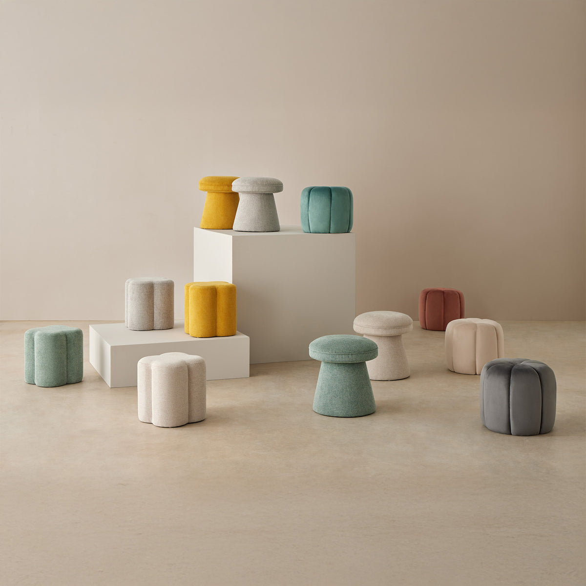 Pouf artur beige