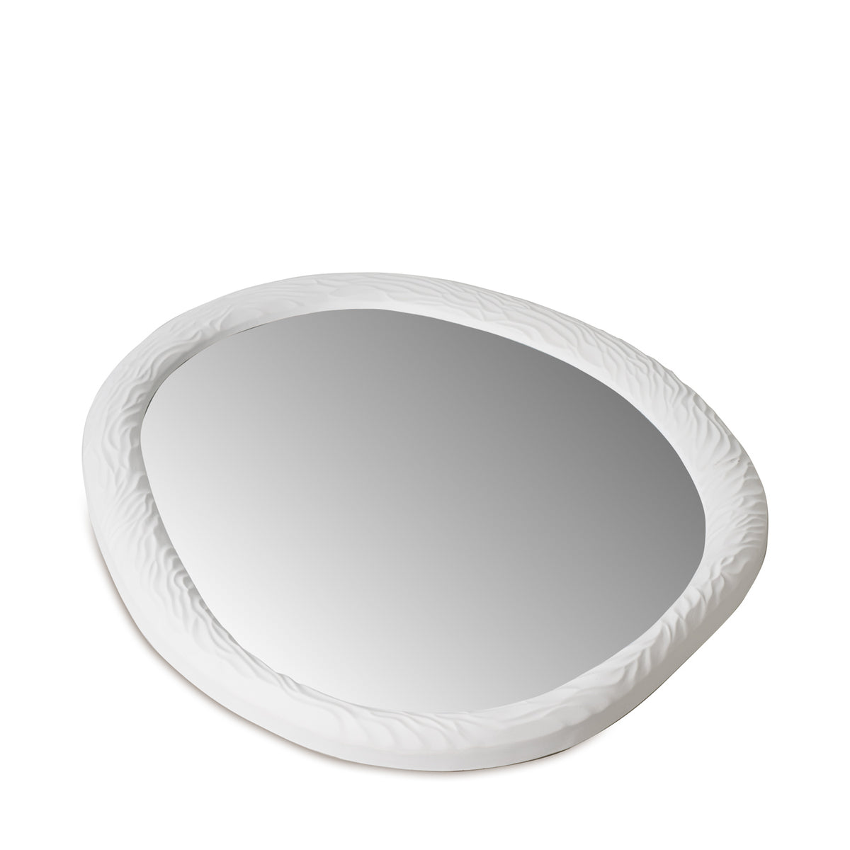 Specchio limerik bianco antico