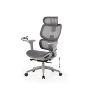 Sedia da ufficio TORONTO - Grigio/Grigio