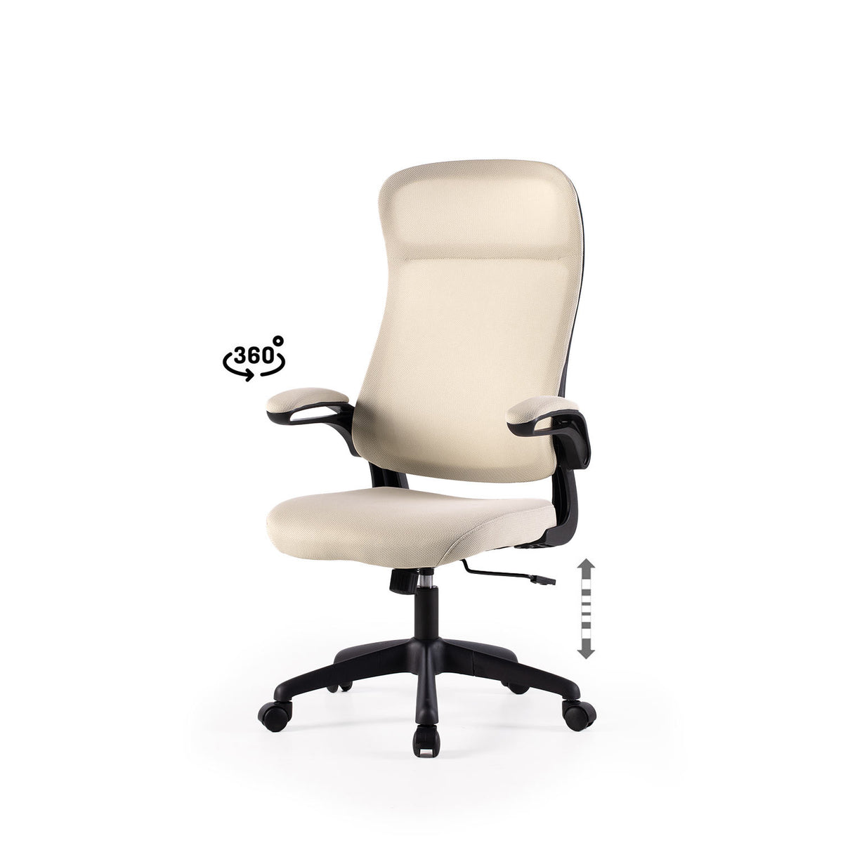 Sedia da ufficio SORBONNE - Beige