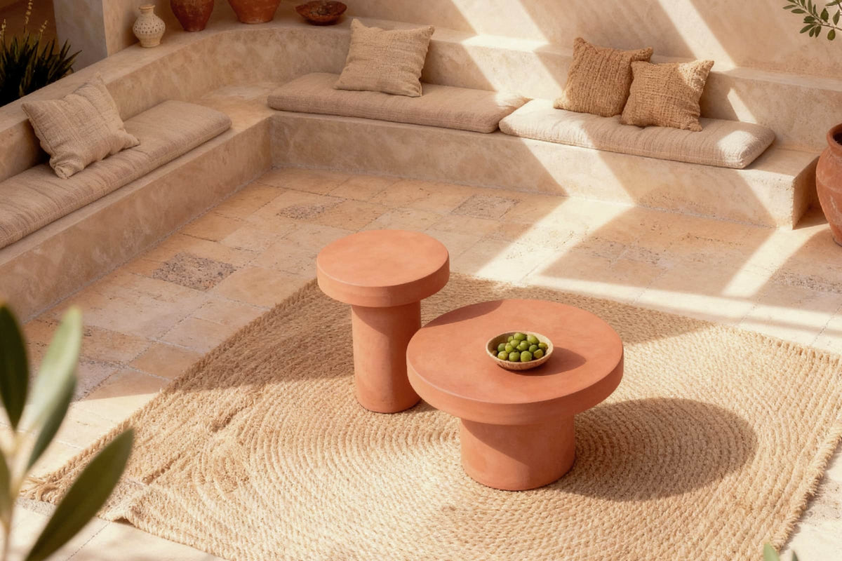 Tavolino MIRKO - Terracotta