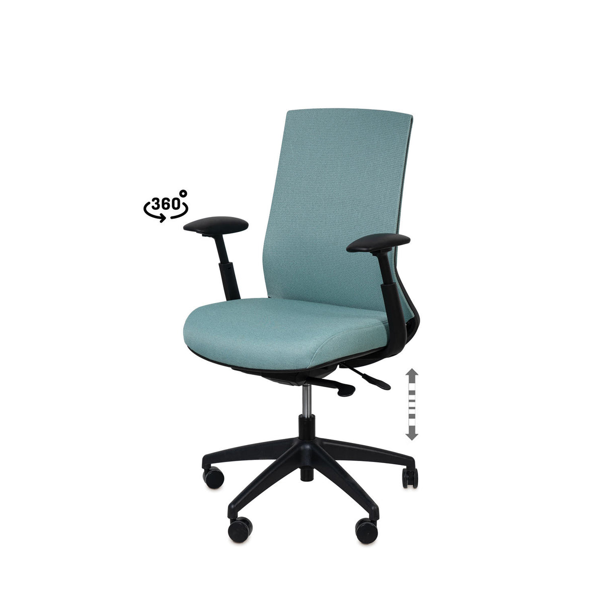 Sedia da ufficio LANCASTER - Menta