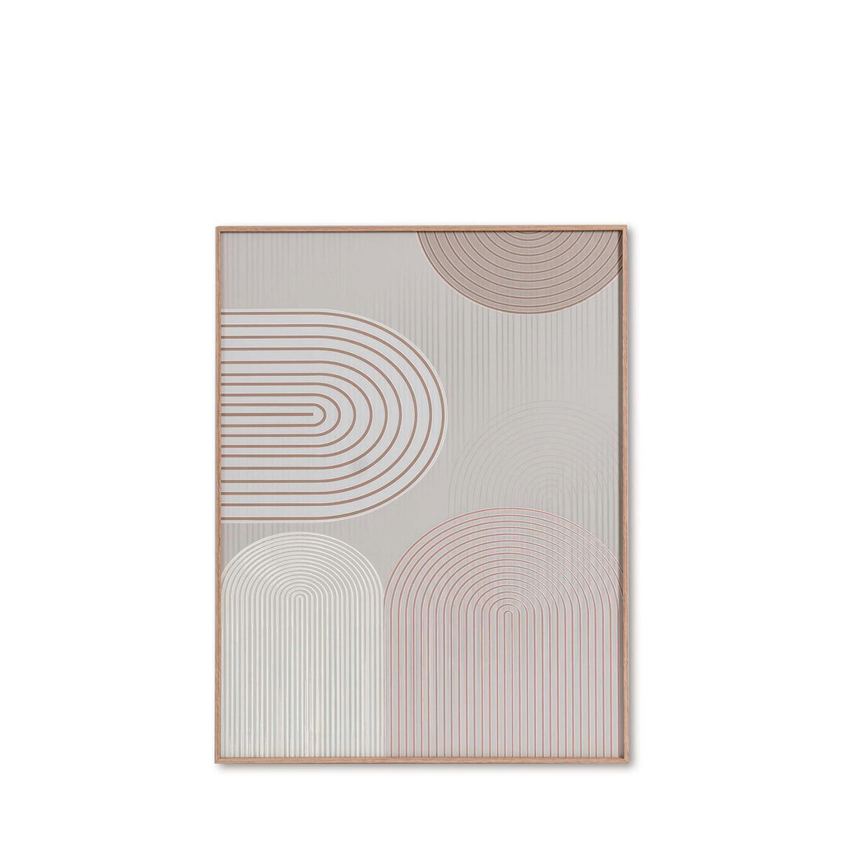 Quadro HALF-ovale 60x80 - Rovere