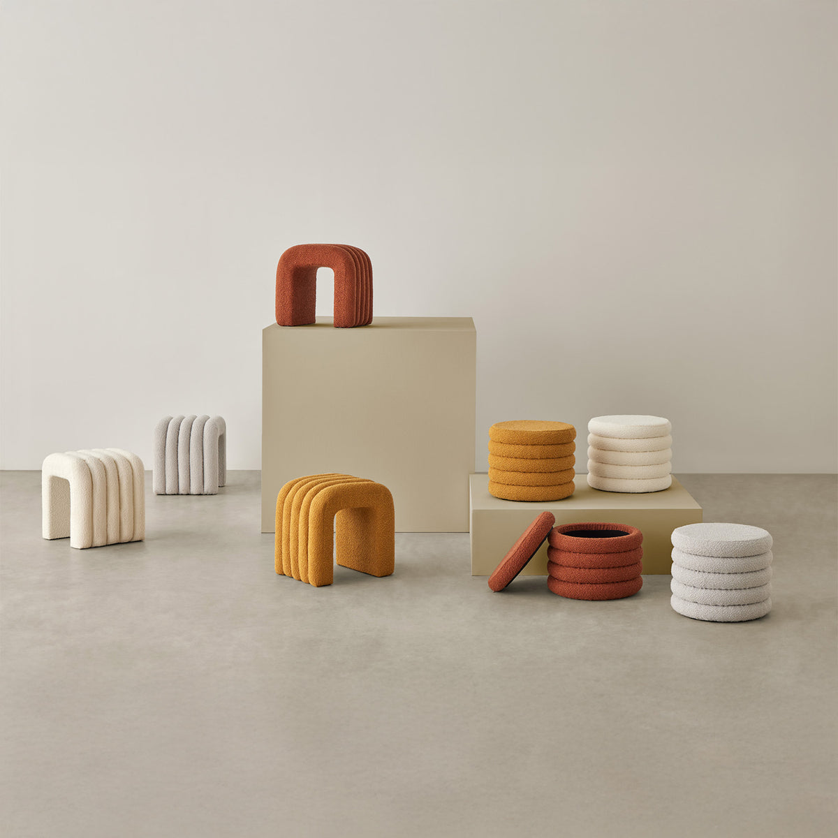 Edy puff in terracotta