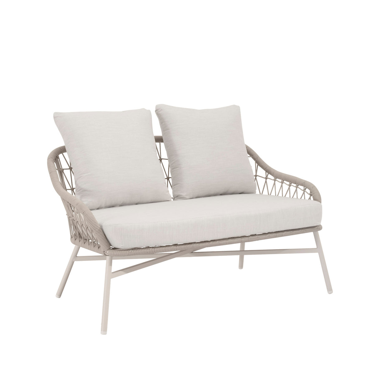 Set da giardino SALONICA – divano, 2 poltrone e tavolino