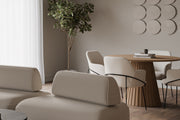 Tavolo fisso in rovere rosso nayla 120