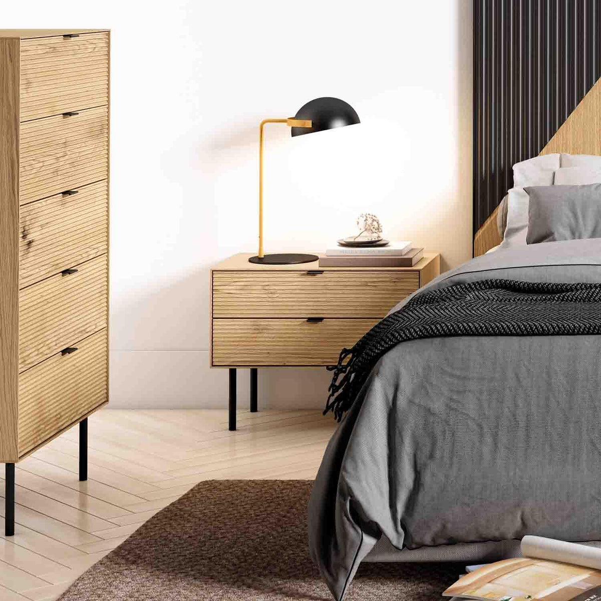 Comodino 60 tulsa basso