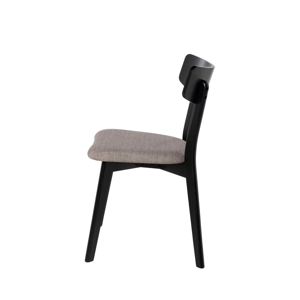 Sedia keira nera grigio chiaro