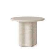 Tavolo MICHELLE rotondo Ø100 cm - Marmo Travertino