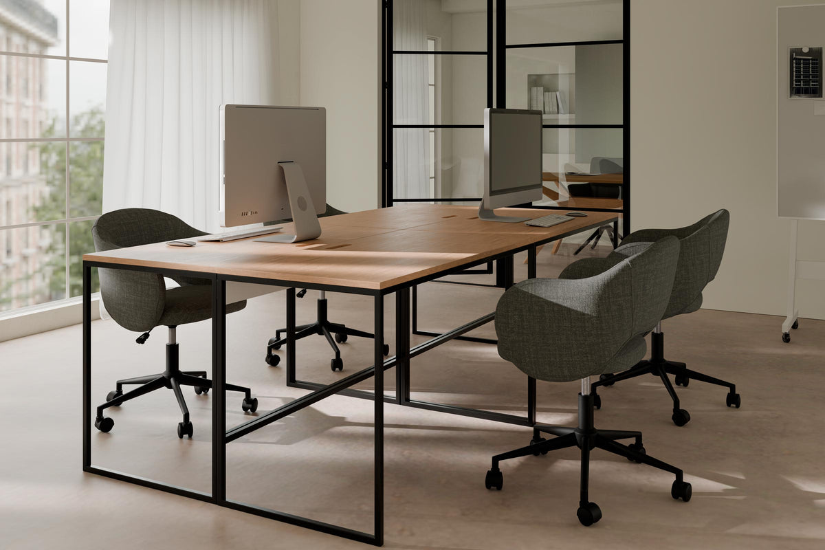 Sedia da ufficio TALLIN - Grigio scuro