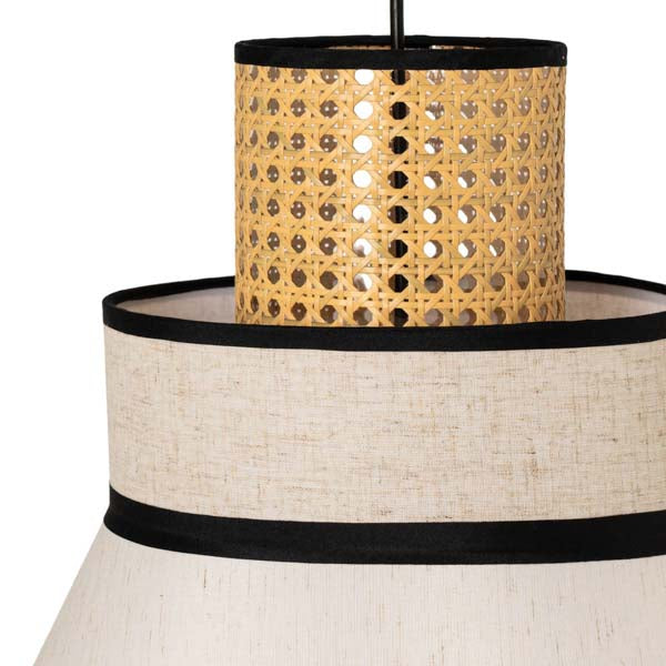 Lampada da soffitto nerja naturale