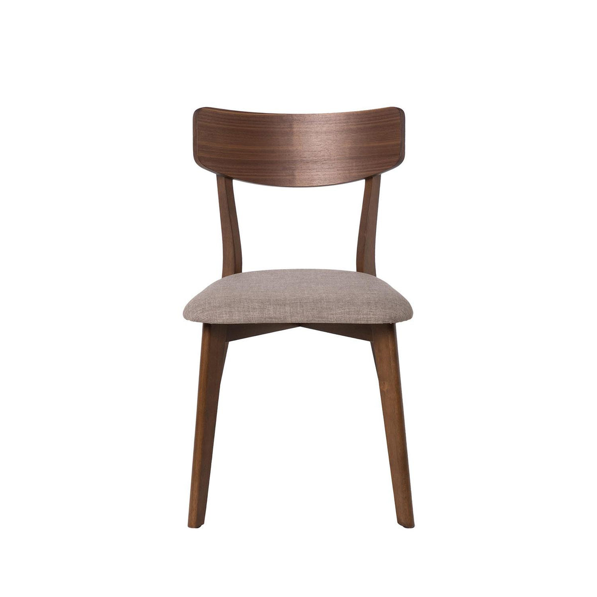 Sedia keira grigio chiaro noce