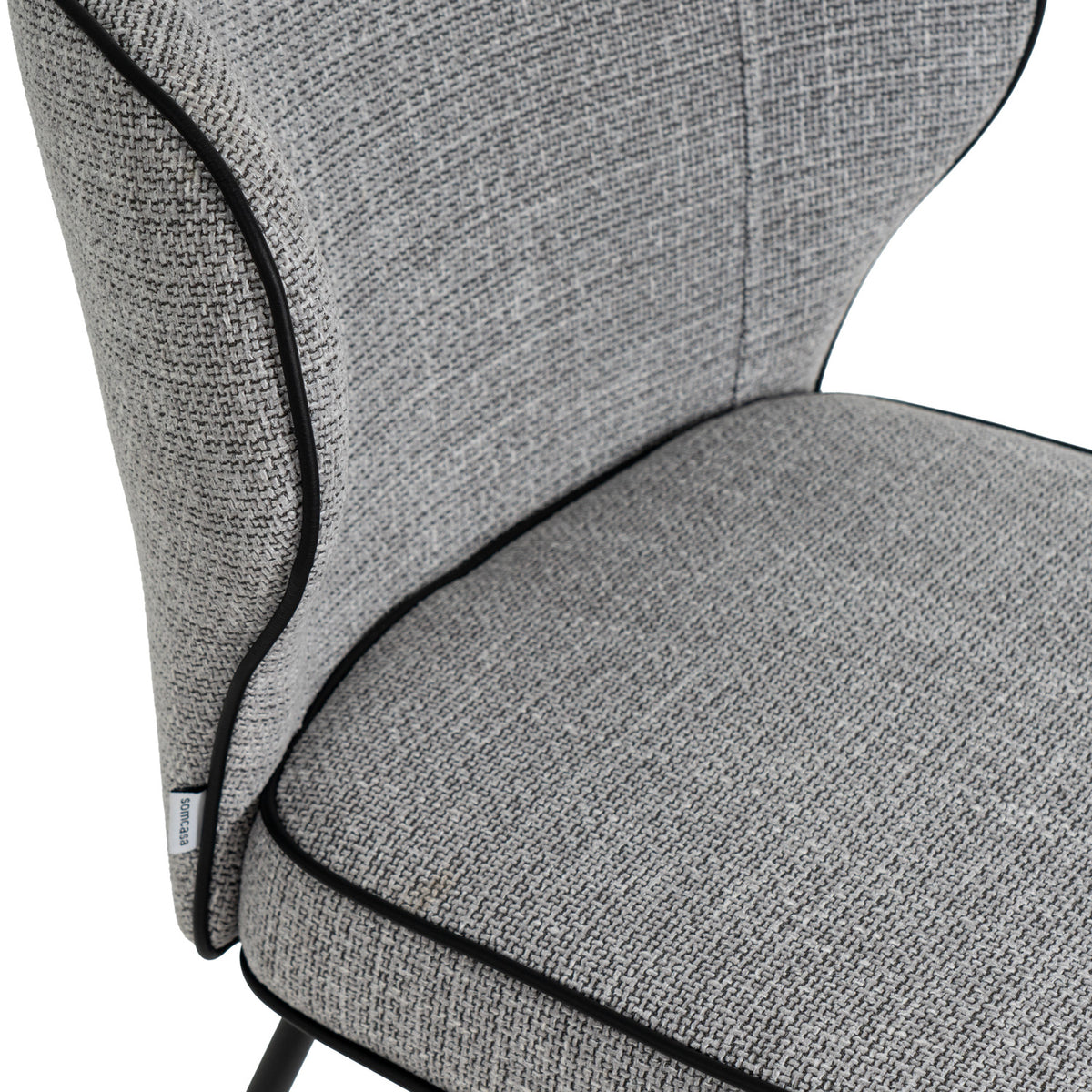Sedia mayra grigio chiaro