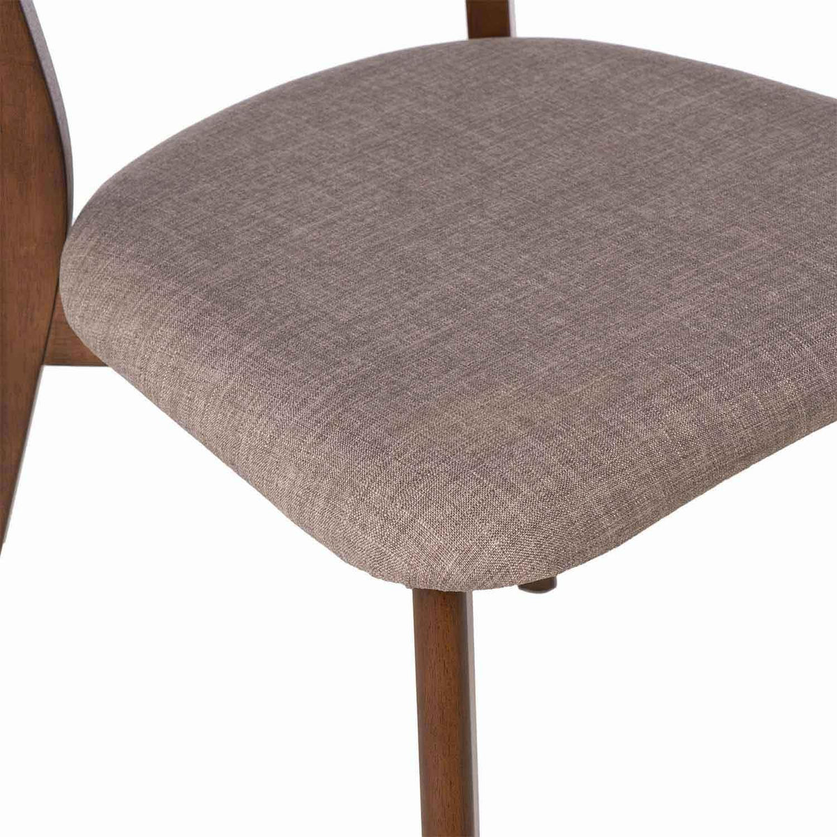 Sedia keira grigio chiaro noce